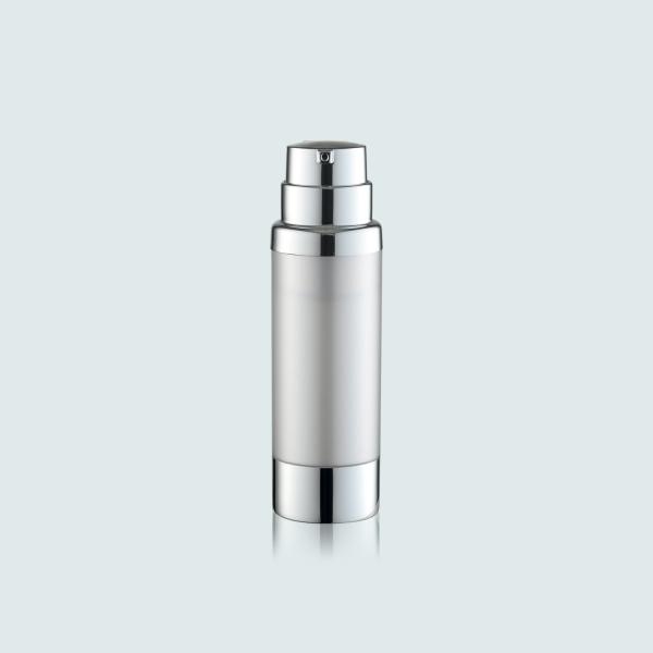 Cream Plastic Cosmetic Bottle with Unique and Innovative Actuator Open Way