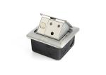 SA Concrete / Marble / Hardwood Purpose Pop Up Floor Outlet With 2 Pin Socket