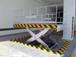 Portable offloading Dock Equipment 2100x2100mm 1000kg Hydraulic Scissor Dock