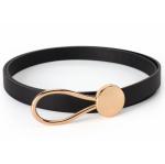 1.8CM Women's Fashion Leather Belts With Rabbit Ear Shape Metal