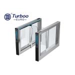 Transparent Arm Swing Barrier Turnstile Servo Motor For Office Building