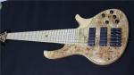 6 string classic electric bass active circuit EMG black hardware free shipping