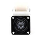 Aluminum Alloy Body PA6 Swivel Universal Caster Wheels 800kg With Flange Brake