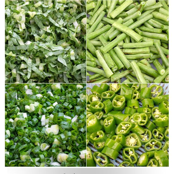 2.25KW 140KG 1.5HP Frequency conversion adjustable belt vegetable slicer vegetable leaf slicer