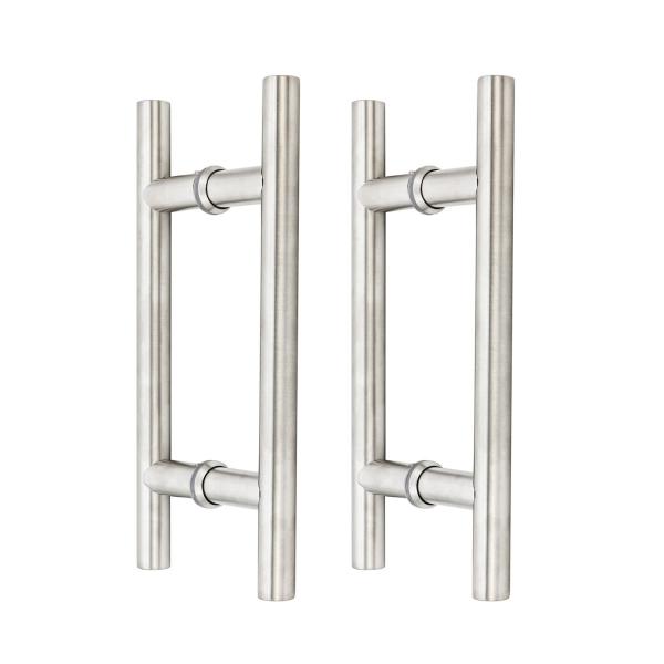 24 Inch Stainless Steel Tempered Glass Push Pull Handle for Door in Hotel Shower