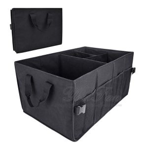 Heavy Duty Polyester Auto Trunk Organizer With Adjustable Compartments