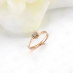 High Quality 18K Rose Gold Diamonds Engagement Ring for Women (GDR002)