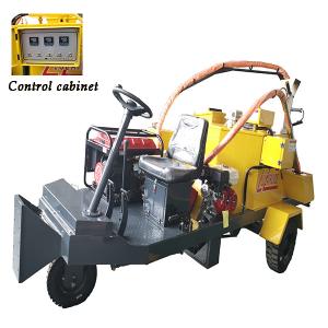 China 500L Concrete Asphalt Road Crack Sealing Machine Trailer Or Driving Type factory