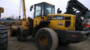 China Used komatsu WA320-3 wheel loader factory