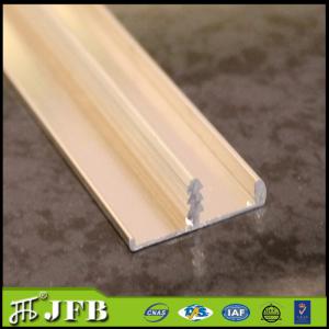 China high quality extruded windows and door for kitchen cabinet aluminum edge handle profile factory