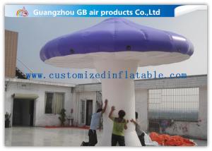 China Purple Mushroom Shape Inflatable Advertising Signs Outdoor Activities Customized factory
