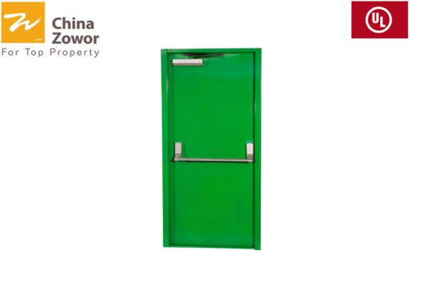 Double Leaf Flush Panel FD60 Fire Rated Metal Doors/ BS/UL Certified/304 SUS