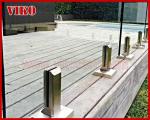 Glass Spigot For Glass Railing VH109SB Tempered glass 304 stainless steel Glass