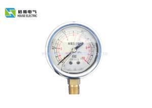 China SS304 Center Pivot Irrigation Parts Hydraulic Typed Gas Pressure Gauge factory
