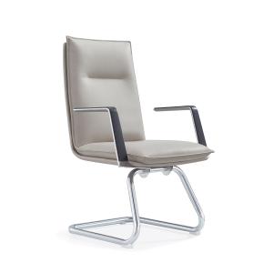 China ODM Leather Office Swivel Chair Aluminum Armrest With PU Pad factory