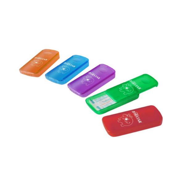 Mini Size Slide Cover Plaster Kit Box, Colorful Band Aid For Promotion, Pack Of