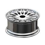 Custom Forged Chrome deep dish 2 piece wheels rims for 18 to 24 inch cars