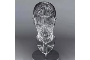 China Matt Finish Stainless Steel Disappearing Sculpture factory