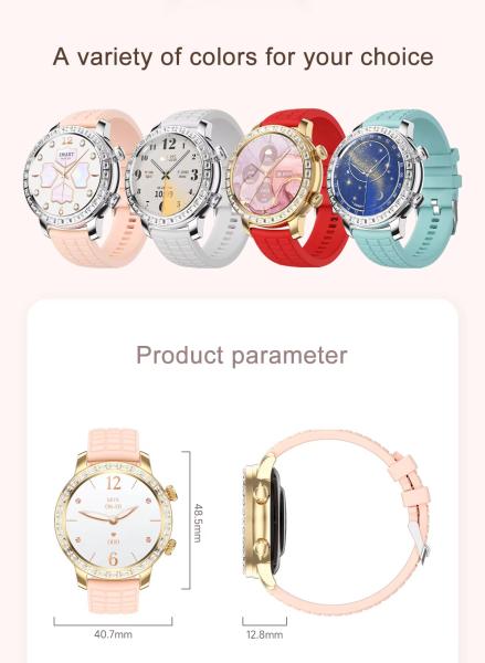 Z95mini 5G Women'S Bluetooth Watch Smart Wristband ECG Body Temperature Health