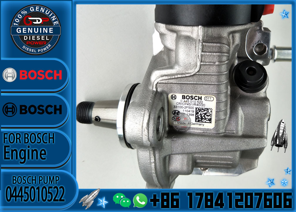 Original Diesel Engine Fuel Injection Pump 0445010522 For Hyun-dai 33100-2F000 CP4.4