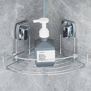 China Wall Mounted Bathroom Organizer No Drilling Iron Wire Rack for Storage Holders Racks factory