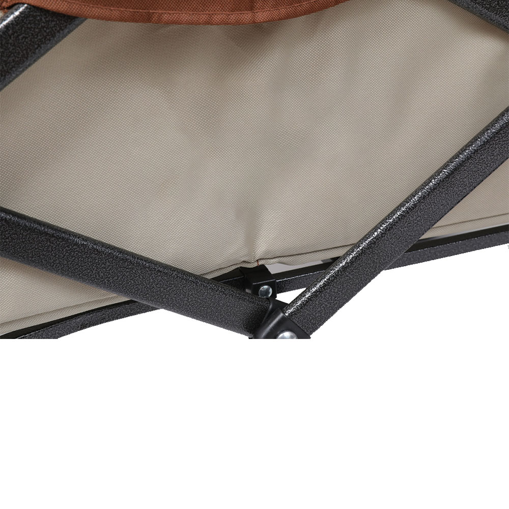 Sturdy and Lightweight Ergonomic Handle Folding Cart for Camping and Garden