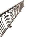 Deck Aluminum Balcony Railing Handrails Forged Steel Terrace Balustrade