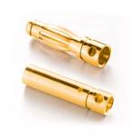 3mm Gold Bullet Banana Plug Connectors 80A/60A Durable For RC Car