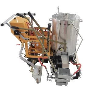 China Battery Electronic Pushing Thermoplastic Road Line Marking Machine factory