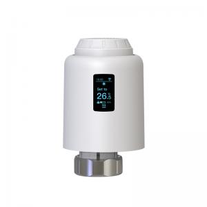 China Zigbee WiFi Smart Thermostat Programmable Thermostatic Radiator Valve Temp Controller factory