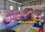 Pink Hanging Events Decoration 90cm Inflatable Mirror Balloon