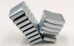 Permanent Neodymium N48 Arc Segment Magnets For Brushless DC Motor
