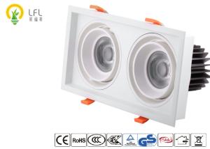 China Square Grill Commercial LED Downlight With Citizen COB LED Chips 86V - 264V factory