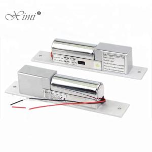 China 800 KG Holder Force Electric Bolt Lock Low Temperature Glass Door Lock factory