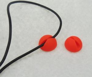 China High Quality 3M Adhesive Multipurpose Cable Clip Cable Holder In Silicone Material , Size 2.8*1.5CM , factory