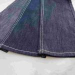 Wide Width Indigo Color Fasten Cotton Denim Fabric For Jeans
