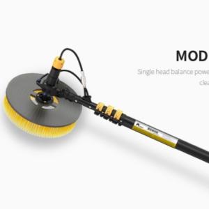 China 3.6m Pole Single Disc Solar Panel Brush For PV Panel And Window Cleaning factory