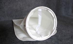 China Polyester Needle Felt Liquid Filter Bag / 190 Micron Filter Bag For Adhesive Industry factory