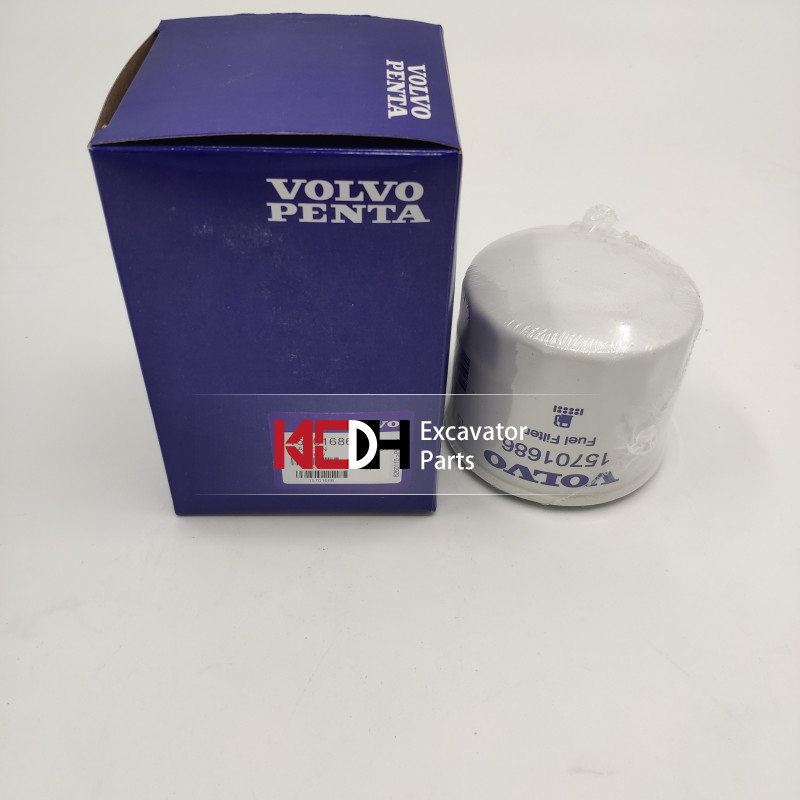 Excavator Engine Spare Parts Diesel Fuel Filter Element 15701686 For