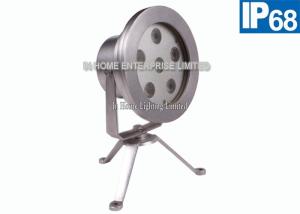 China Waterproof 316ss LED Underwater Light , Swimming Pool Led Lights 6W 18W Tempered Glass factory