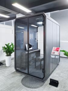 China Movable Portable Meeting Soundproof Booth For Private Office factory