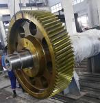 Rotary Kiln / Cooler Casting 20Mode Mill Pinion Gears And Girth Gear