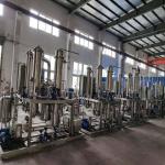 200L/H Single Effect Falling Film Evaporator Oil Ethanol Solution Evaporation