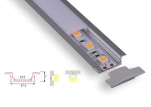 China U Shape Led Strip Light Mounting Channel With Good Thermal Conductivity factory