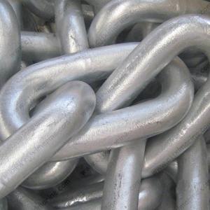 China High Breaking Strength Galvanization Mooring Chain factory