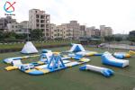 Manufacturer Commercial Sea Inflatable Water Park With Climbing Walls Slides
