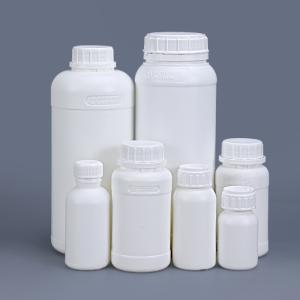 China 1000ml Fluorinated HDPE Bottles With Screw Cap HDPE Collar Material for Logo Printing factory