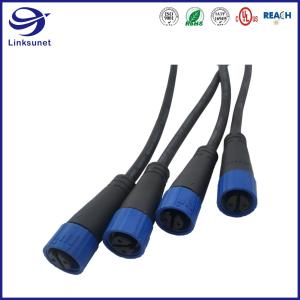China M15 IP68 300V Nylon Waterproof Circular connectors For Led Street Lamp factory
