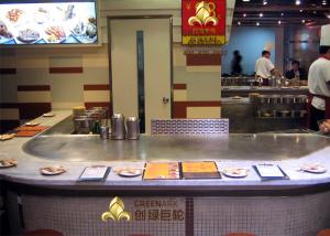China Electrostatic Fume Purifier 10 seats Electromagnetic Heating Teppanyaki Table factory