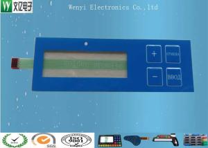China Glossy Membrane Touch Switch / Luxing Backadhesive Membrane Switch Keypad factory